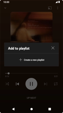 Press Create a new playlist.