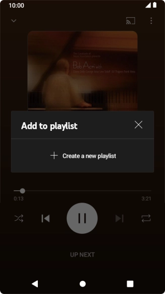 Press Create a new playlist.