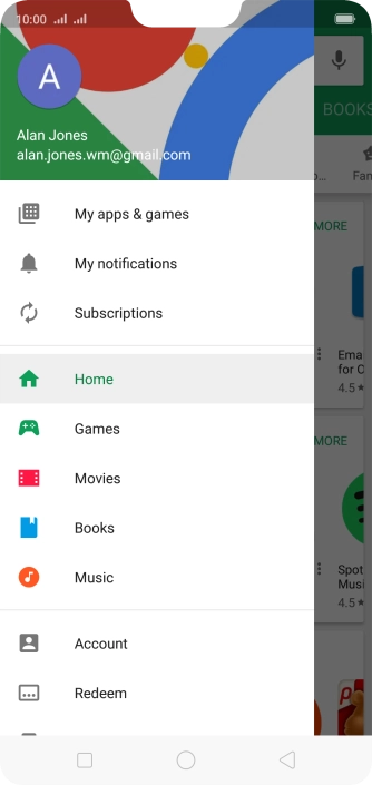 Press My apps & games.