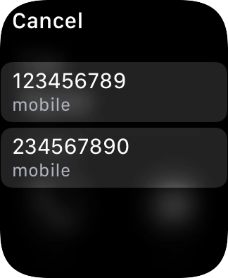 Press the required number.