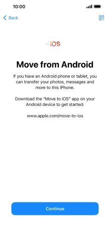 To transfer content to your phone, you need to install the app 