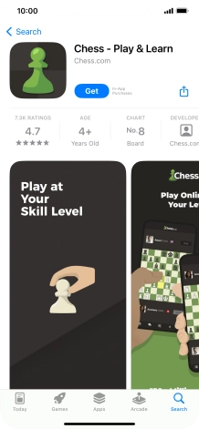 Press Get and follow the instructions on the screen to install the app.
