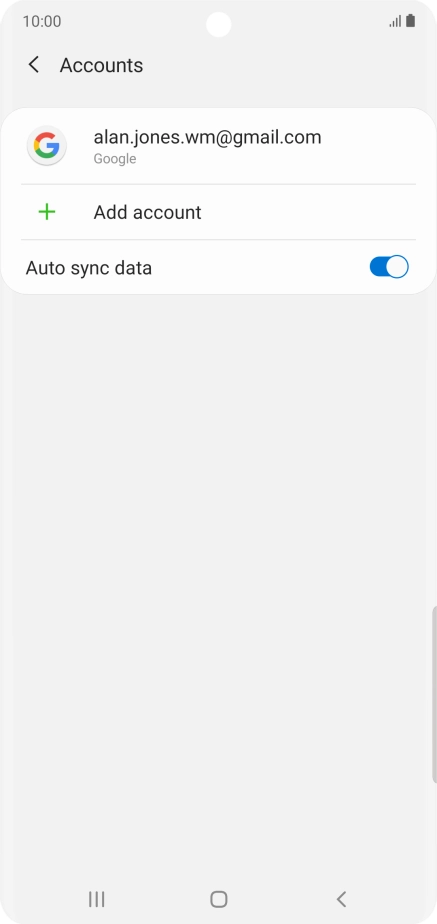 Press the Home key to return to the home screen.