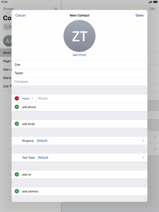 Press Phone and key in the required phone number.