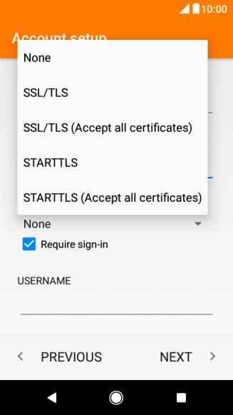 Press None to turn off the function.