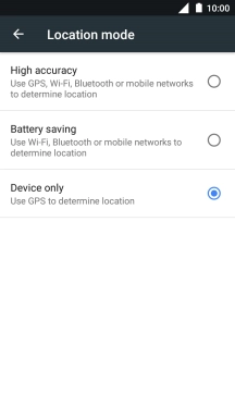 If you select High accuracy, your phone can find your exact position using the GPS satellites, the mobile network and nearby Wi-Fi networks. Satellite-based GPS requires a clear view of the sky.
