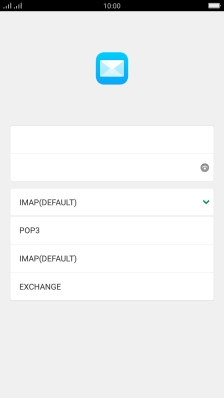 Press IMAP.