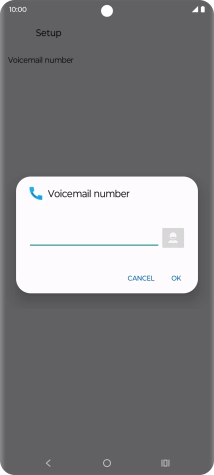 Key in +61414121121 and press OK.