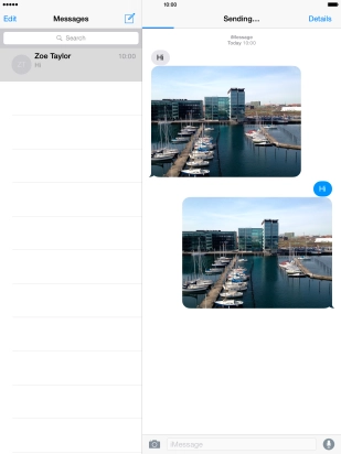 Press the Home key to return to the home screen.