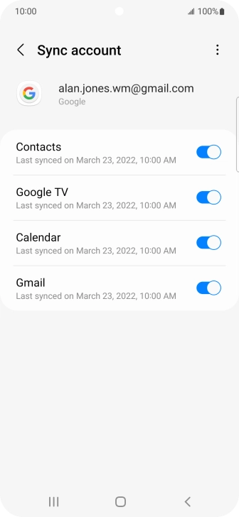 Press the Home key to return to the home screen.