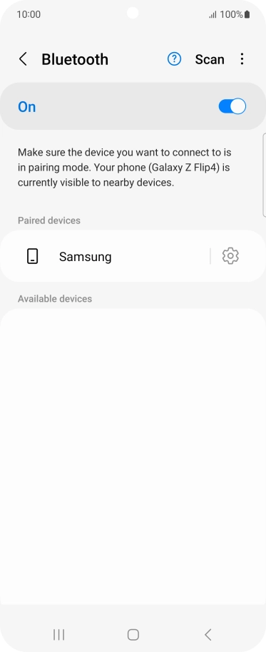Press the Home key to return to the home screen.