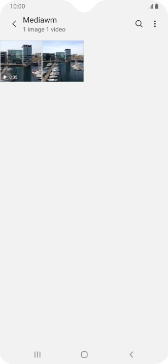 Press and hold any picture or video clip.