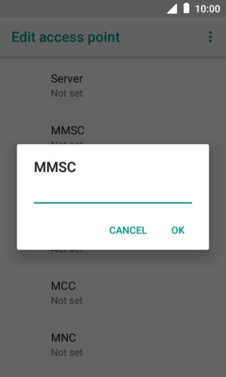 Key in http://pxt.vodafone.net.au/pxtsend and press OK.