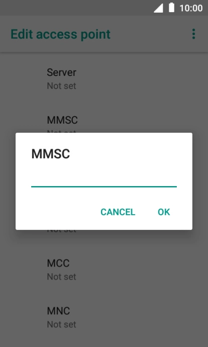 Key in http://pxt.vodafone.net.au/pxtsend and press OK.