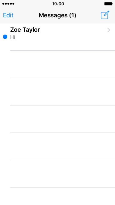 Press the new message icon.