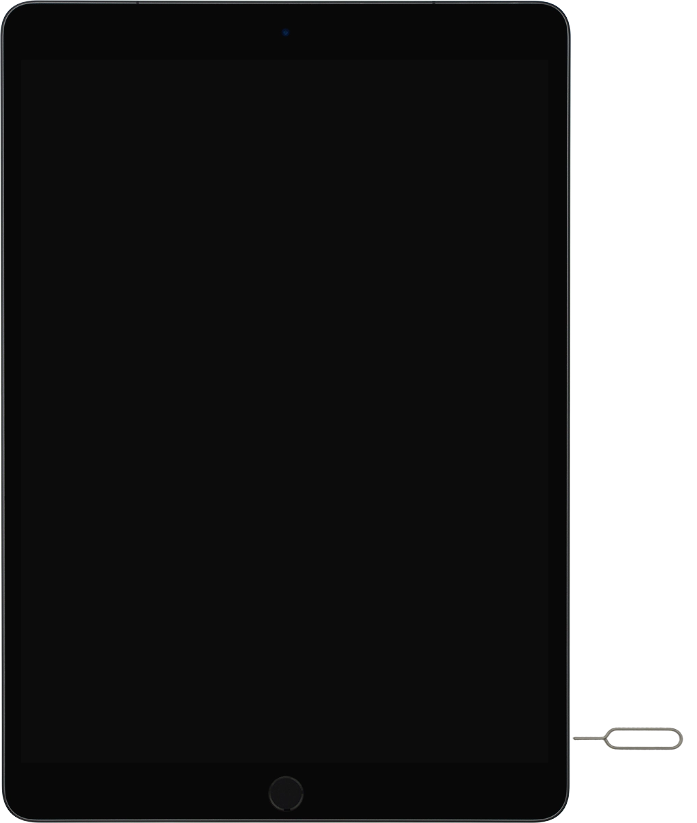 Find the opener for the SIM holder.