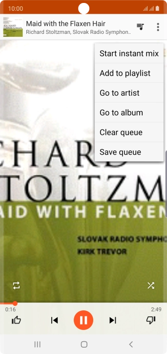 Press Add to playlist.