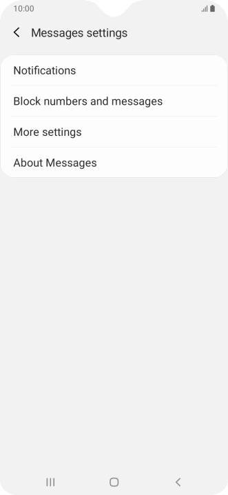 Press More settings.