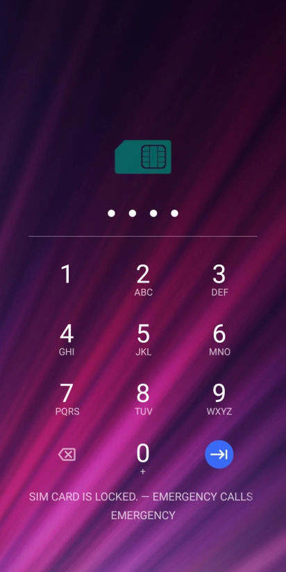 If you're asked to key in your PIN, do so and press the confirm icon.