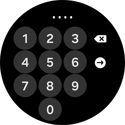 Key in the required PIN and follow the instructions on the screen to create a PIN as lock code.