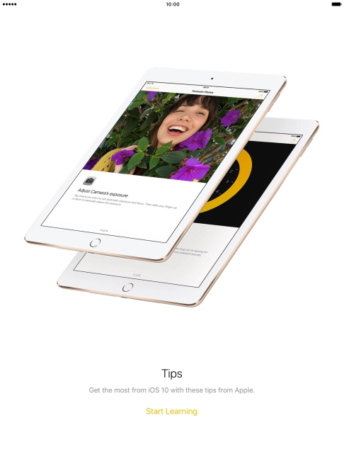 Press the Home key to return to the home screen.
