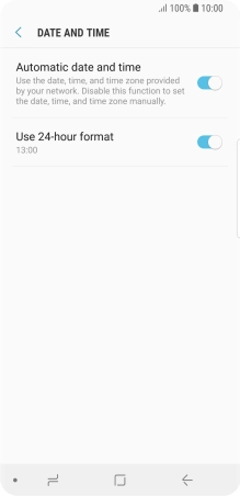 Press the Home key to return to the home screen.
