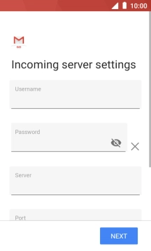 Press the field below 