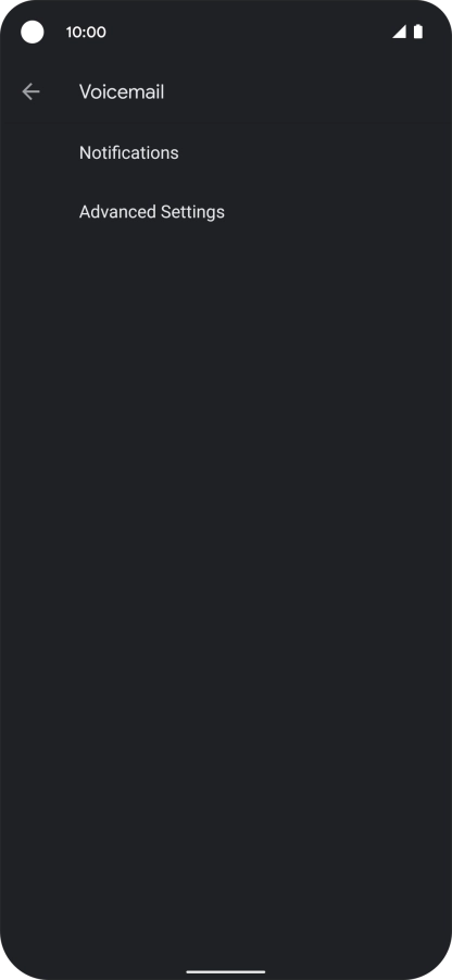 Press Advanced Settings.