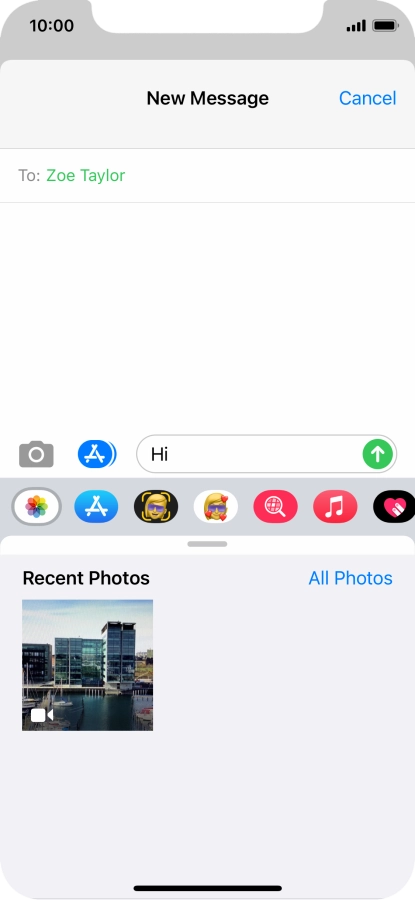 Press All Photos and go to the required folder.