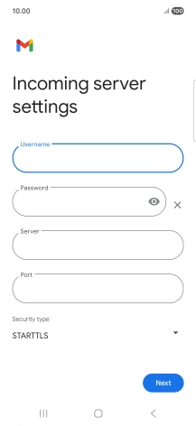 Press the field below 