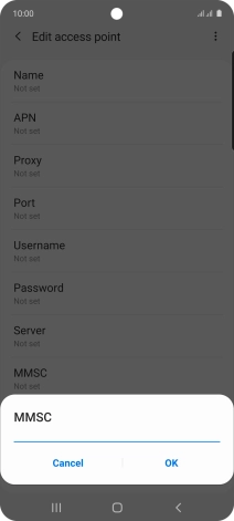Key in http://pxt.vodafone.net.au/pxtsend and press OK.