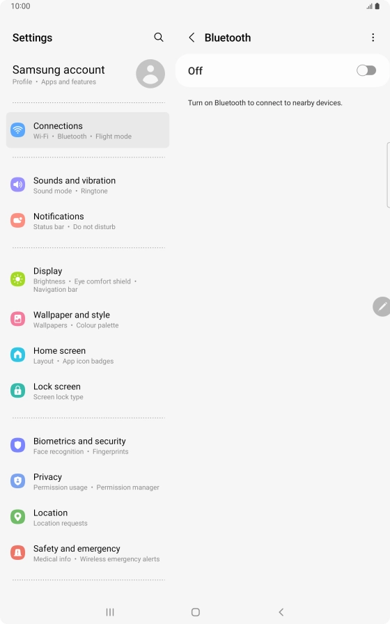 Press the indicator to turn on the function.