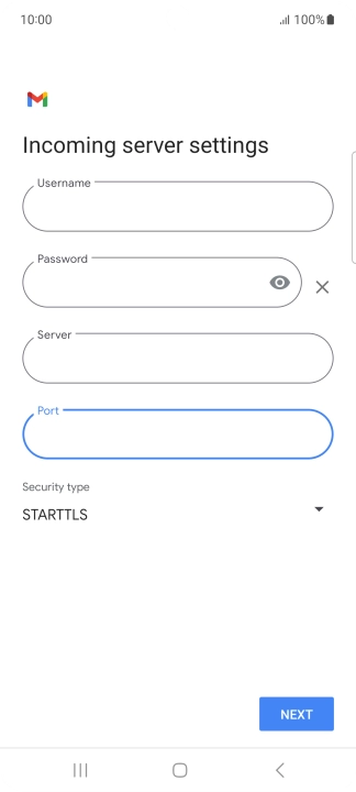 Press the drop down list below 
