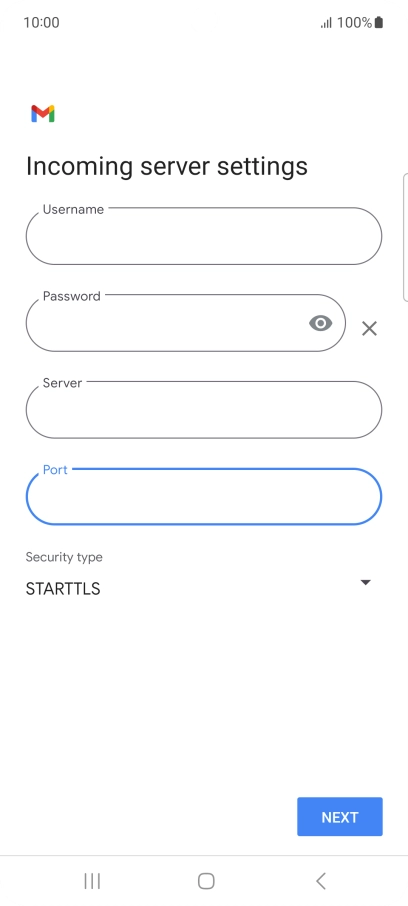 Press the drop down list below 
