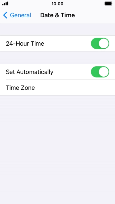Press the Home key to return to the home screen.