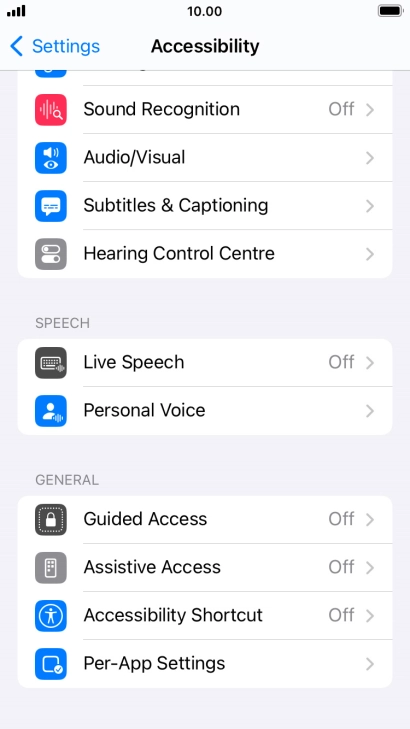 Press the required category below 