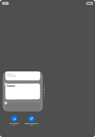 Press Smart Rotate to turn the function on or off.