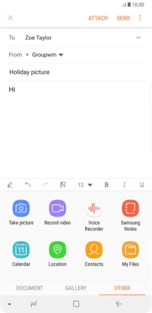 Press My Files and go to the required folder.