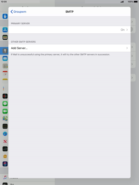 Press the field below 