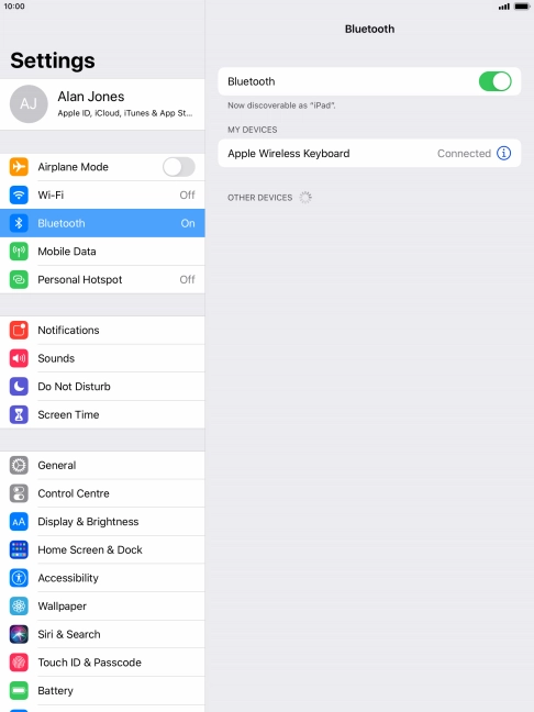 Press the Home key to return to the home screen.