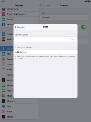 Press the field below 