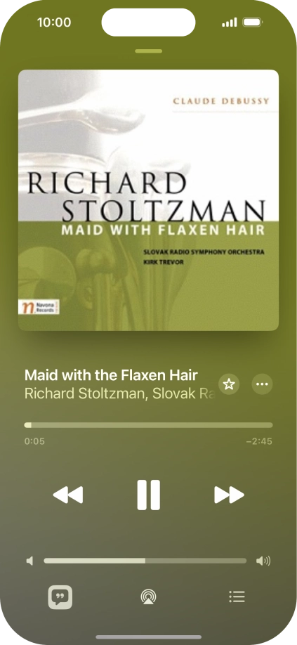 Press arrow right to go to the next audio file.