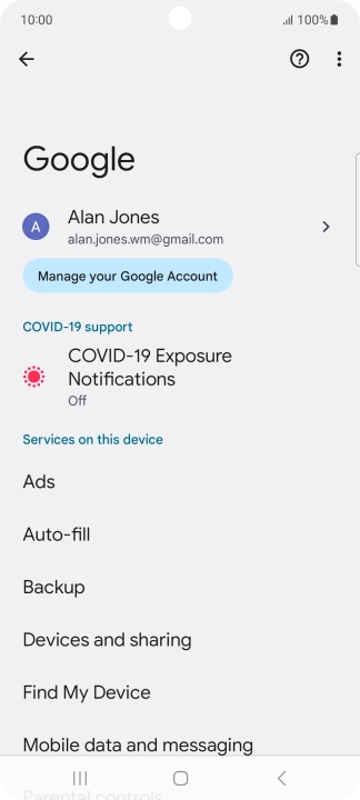 Press Find My Device.