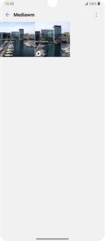 Press and hold any picture or video clip.