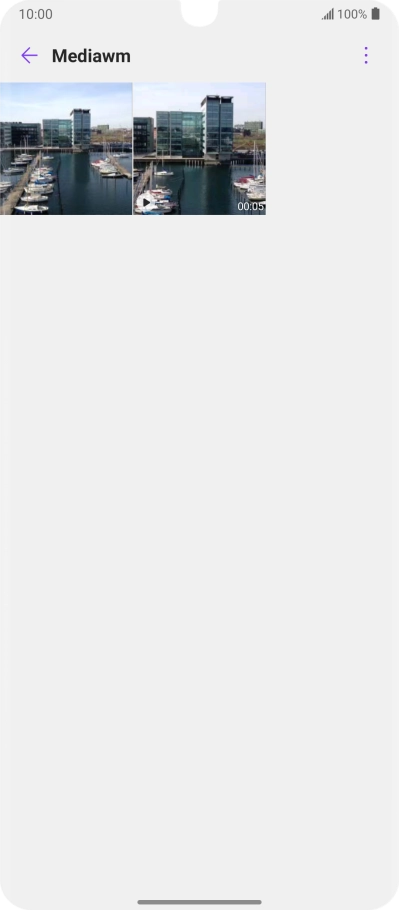 Press and hold any picture or video clip.