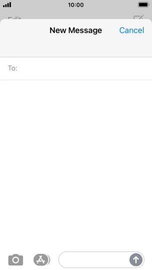 Press To: and key in the first letters of the recipient's name.