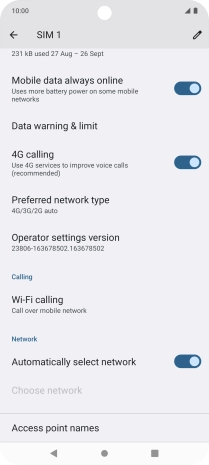 Press Wi-Fi calling.