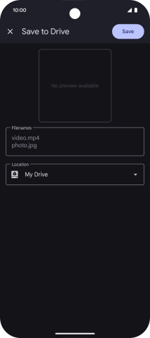 Press the field below 