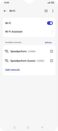 Press Wi-Fi Assistant.