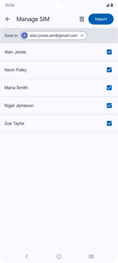Press the drop down list next to 